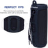 LTGEM Silicone Carrying Case for JBL FLIP 5 Portable Bluetooth Speaker, Waterproof with Extra Carabiner