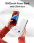 VEEKTOMX 10000mAh, Pack 17/16/15/14, Portable Charger with Built in Cables Power Bank for iPhone with AC Wall Plug