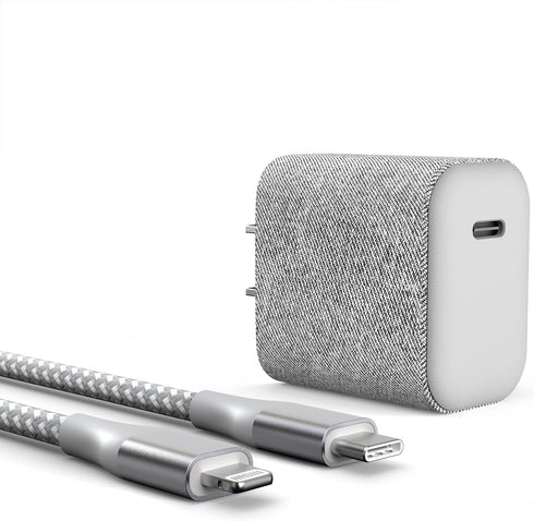 35W High Speed USB C Charger for iPhone, Fast Charging Block with C to Lightning Cable 5FT for iPhone 14/13/12