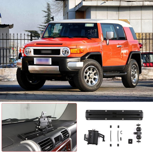 Car Instrument Panel Track Mobile Phone Holder for Toyota FJ Cruiser 2007-2021, Multifunctional Phone Holder Accessories