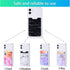 Weewooday 6 Pieces Phone Card Pocket Holder, Stretchy Spandex Wallet Pocket with Marble Pattern for Most Smartphones