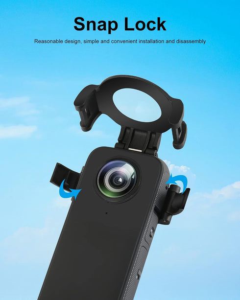 Insta360 X3, insta360 x3 Lens Guard Protective Cover for PULUZ Optical Glass Lens Protector for Accessories-Waterproof