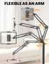 SteelStorm 360-Degree 4.7~12.9 Tablet Floor Stand, Rotatable Metal Tablet Holder Stand, Adjustable Height and Angle