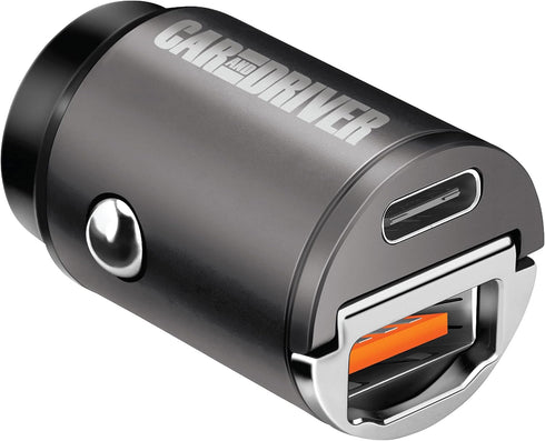 Car and Driver USB C Car Charger Adapter, Dual USB Car Charger, Cigarette Lighter USB Charger for Galaxy, iPad, iPhone