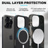 flewfun 15 Magnetic for iPhone Case Christian Cross Camo Phone Case, Shockproof Slim Soft TPU and Hard PC Protective