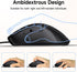 memzuoix Wired Mouse, USB Computer Mouse 1200 DPI, Ergonomic Design with 5FT Cord for Laptop, PC, Desktop
