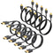 HDMI Cable 6FT 10-Pack, 4K HDMI to HDMI Cable 6FT Multi-pack,Shielded HDMI