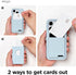 elago Magnetic Wallet Card Holder 2-Cards Compatible with MagSafe for iPhone 15, 14, 13, 12 Series