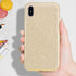 MILPROX Glitter Luxury Case for iPhone Xs MAX, Shiny Sparkly Slim Bling Crystal Clear, 3 Layer Hybrid Protection