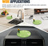 GAOLAOSY 4" 3.2" Car Dashboard Non-Slip Mat, Multifunctional Adhesive Gel Pad for Car Interior, Cute Flower Sticky Dash
