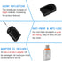 EASTBULL 8GB 5 Pack USB2.0 FAT32 8 5 Pack 1 Small Flash Drives Mini USB Drive with a USB-C Adapter, Mini Thumb Drive GB
