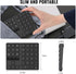 RaceGT 2.4G 35 Wireless Number Pad, Numeric Keypad Ultra-Silent Rechargeable Keys for Laptop,Desktop,PC, Notebook