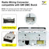 20042009/Chevy 20002012/GMC 20022012,Stereo Cable(4PCS) Radio Wiring Harness with Male and Female Plug Compatible