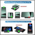 Wireless Charger for Samsung Z Flip 6 - 2 Pack, Foldable Wireless Charging Stand for Galaxy Z Flip Series, No Adapter