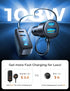 AINOPE Car USB Charger Multi Port, 108W Fast USB C PD 36W & QC3.0 Cigarette Lighter for iPhone 15 Pro Max