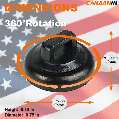 6 Magnet Zip Tie Mount Magnetic Zip Ties Mount Clips Base Holder Strong Multipurpose Wire Cable Holder Mount Wire Clips