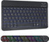 OMOTON Bluetooth Keyboard, Wireless Rechargeable Keyboard for iPad, Pro, Mini, Air with Illuminated LED, Black