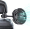 TriPole Car Fan for Rear Seat USB Powered Powerful 3 Speed 5V