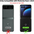 for Motorola Razr Plus Case, Built-in Screen Protector & Magnetic Hinge Protection & Ultra Thin Matte PC Shockproof Phone Cover Smartphone Case for Moto Razr Plus 2023 (Green)