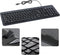 Retail Digitals Wired USB Keyboard | Full-Sized | Ergonomic | Soft Typing | QWERTY