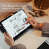 LINFANC 12Pcs 2-in-1 Stylus Pen for Touchscreen, High Precision & Sensitivity Stylus Pen for iPad/iPhone/Android