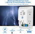 5-Outlet Wall Charger Surge Protector with 4 USB Ports - 1680J Multi Plug for Home, Office, Travel