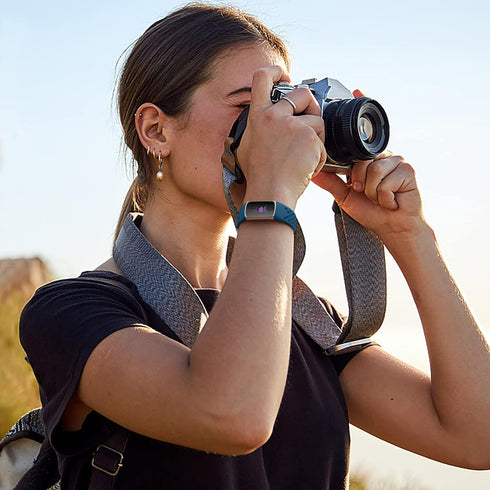 Getino Sport Bands Compatible with Fitbit Charge 5/Charge 6, Soft Breathable Waterproof Strap, Adjustable Replacement