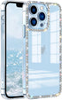 Cute Bling Diamond Rhinestone Clear Case for iPhone 11, Luxury Fashion Protective 3D Phone Case for Girls & Women