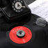 45 Record Adapter for 7 Inch Vinyl Record Players, Solid Aluminum Dome for Turntable RPM Record Player (Black)