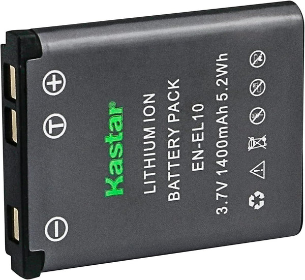Kastar Replacement Battery for Nikon CoolPix S60 S80 S200 S203 S210 S220 S230 S500 S510 S520 S570