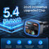 HUNDRUP 5.4 48W MP3 Bluetooth Car Adapter, Wireless FM Transmitter with Deep Bass Player, Fast Charging Bluetooth