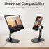 Mechrig 4-11" Foldable Phone Stand for Desk - Adjustable Height & Angle Cell Phone Holder, Portable Tablet Stand