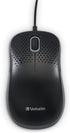 Verbatim USB Silent Corded Optical Mouse, Wired Noiseless Silent Click Computer Mouse for PC, Mac, Laptop