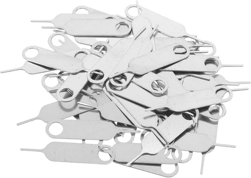 HAKIDZEL 500pcs Stainless Steel Sim Card Ejector Tool and Pin for Mobile Phone