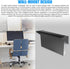 KishYa 2u 2u 19 inches Hinged Wall Mount Patch Panel Bracket, Patch Panel Bracket, Vertical Wall Mount Rack