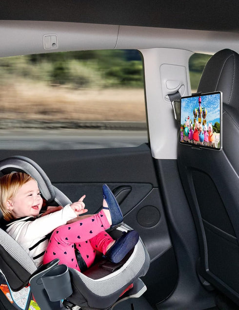 BASENOR 2024 Newest Tesla Model Y Model 3 Model S Model X LR/Plaid Tablet Holder Headrest Mount Accessories