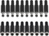 AITRIP 20 Pairs (40PCS) DC Socket 5.5mm x 2.1mm Female DC Barrel Jack Solder DC Connectors 5.5x2.1mm DC Power Plug Male Female Jack Socket Nut Panel Mount DC Power Adapter Connector 5.5 * 2.1