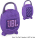 Silicone Cover Case for JBL CLIP 5 Portable Bluetooth Speaker, Soft Skin Sleeve Accessories (Only Case) (Purple)