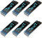 JUZITAO 6PCS I2C Display Module 0.91 Inch I2C OLED Display Module Blue I2C