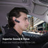 Bluetooth Headset, Hands-Free Wireless Earpiece with 18 Hours Playtime and Noise Cancelling Mic for iPhone Samsung