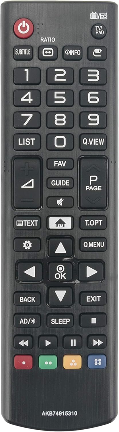 AKB74915310 Replacement Remote for LG LED LCD TV Models 43LH571V-TE, 43LH571T-TE, 43LH571Y-TE, 43LH570T-TD,