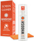 WHOOSH! Screen Cleaner Spray and Wipe - 3.4 fl oz + 1 Microfiber Cloth - Travel Size Electronic Cleaner Kit