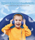 Upgrade USB Type C Kids Headphones with LED Lights, Microphone, Volume Limiter 85/94dB - Blue, Perfect for School &