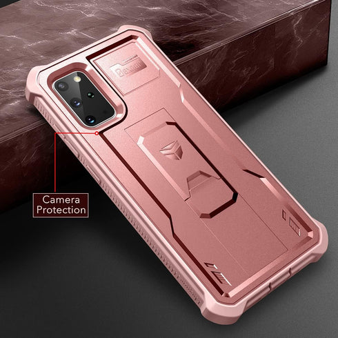 Dexnor for Samsung Galaxy S20+ Plus 5G Case - Heavy Duty Military Grade Protection with Built in Screen Protector and