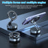 HZEL 360 Car Vacuum Magnetic Phone Holder, Suction Cup Foldable Vehicle Smartphones Mount, Rotatable Adjustable