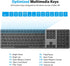 OMOTON Bluetooth Keyboard for Mac, Wireless with Numeric Keypad, Multi-Device, Rechargeable, Compatible with MacBook