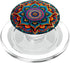 Colorful Mandala Hippie Meditation Spiritual Yoga PopSockets MagSafe PopGrip for iPhone
