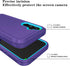 Qinmay Samsung Galaxy A54 5G Case with HD Screen Protector (2 Pack), Durable Shockproof 3-Layer Heavy Duty Cover
