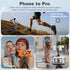 SUNLYTOUR 1/4",3/8" 17/16/15/14/13 Universal Magnetic Phone Mount Holder with Sticker,Compatible with ARRI