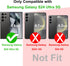 TENOC S24 Phone Case for Samsung Galaxy Ultra, Clear Case Shockproof Protective Bumper Slim Cover